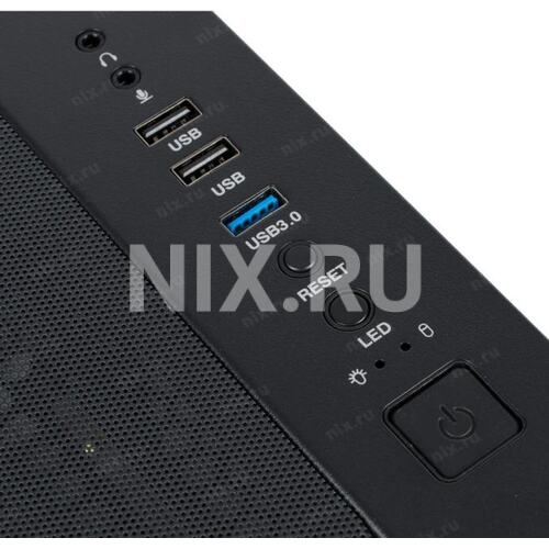 Корпус Formula V-LINE 7713 черный без БП ATX 3x120mm 6x140mm 2xUSB2.0 1xUSB3.0 audio bott PSU