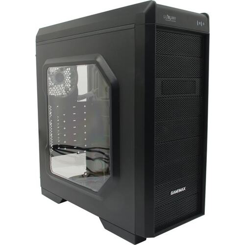 Корпус Miditower Gamemax G501X White LED ATX без БП с окном
