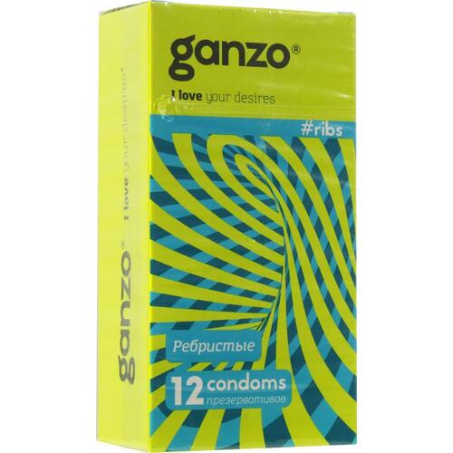 Презервативы Ganzo Ribs 12 шт