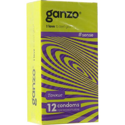 Презервативы Ganzo Sense 12 шт