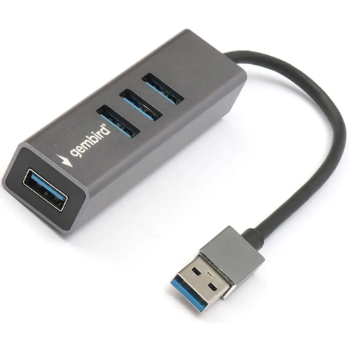Концентратор USB 3.0 Gembird UHB-C454, 4 порта, кабель 17 см
