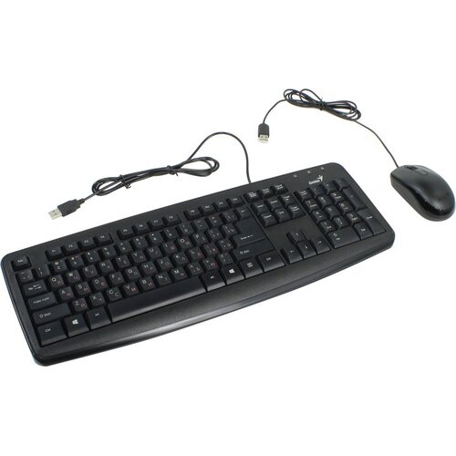 Комплект клавиатура + мышь Genius KM-130 (DX-125+ KB-110X)