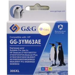 Картридж G&G GG-3YM63AE (№305XL) Color для HP DeskJet 2320/2710/2720/4120