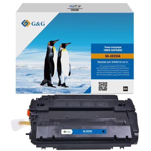 Картридж черный (или контейнер с черными чернилами) G&G GG-CE255A