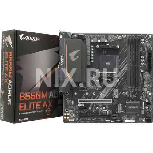 Материнская плата GIGABYTE B550M AORUS ELITE AX