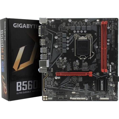 Материнская плата Socket LGA1200 GIGABYTE B560M H 2DDR4 MicroATX