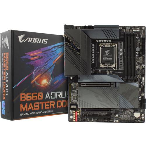 Материнская плата Socket LGA1700 GIGABYTE B660 AORUS MASTER DDR4 (rev. 1.0) 4DDR4 ATX