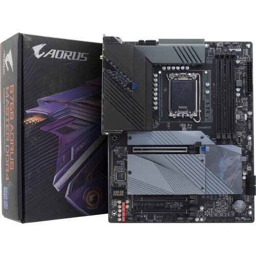 Материнская плата Socket LGA1700 GIGABYTE B760 AORUS MASTER DDR4 (rev. 1.0) 4DDR4 ATX