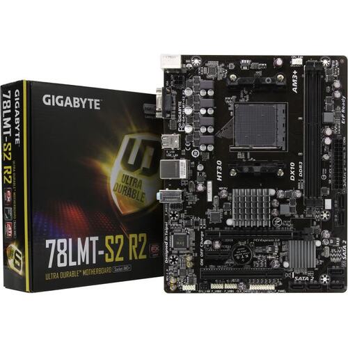 Материнская плата Socket AM3 plus GIGABYTE GA-78LMT-S2 R2 (rev. 1.0) 2DDR3 MicroATX