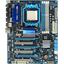 Материнская плата Socket AM3 GIGABYTE GA-790FXTA-UD5 (rev. 1.0) 4DDR3 ATX, вид сверху