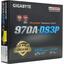   Socket AM3 plus GIGABYTE GA-970A-DS3P (rev. 2.0) 4DDR3 ATX,  