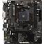 Материнская плата Socket AM4 GIGABYTE GA-AB350M-DS2 rev1.1 2DDR4 MicroATX, вид сверху