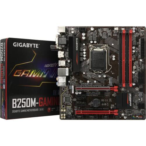 Материнская плата Socket LGA1151 GIGABYTE GA-B250M-GAMING 3 (rev. 1.0) 4DDR4 MicroATX