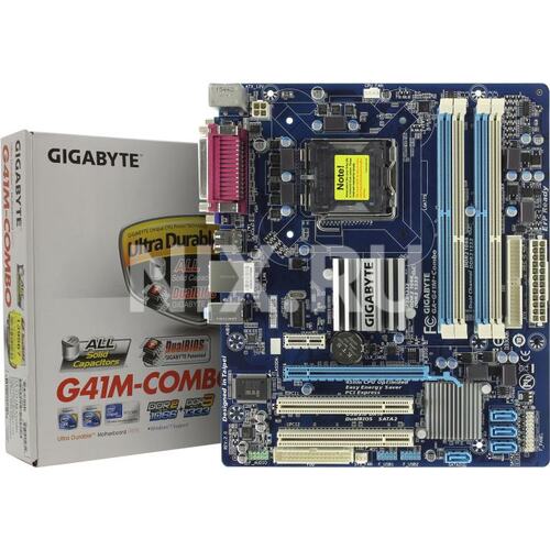 Материнская плата Socket LGA775 GIGABYTE GA-G41M-Combo (rev. 2.0) 2DDR3/DDR2 MicroATX