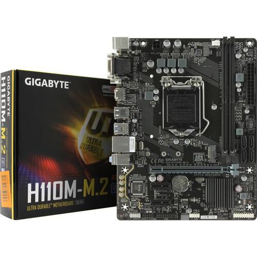 Материнская плата Socket LGA1151 GIGABYTE GA-H110M-M.2 (rev. 1.0) 2DDR4 MicroATX
