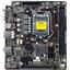 Материнская плата Socket LGA1155 GIGABYTE GA-H61M-S (rev. 1.0) 2LV DDR3/DDR3 MicroATX, вид сверху