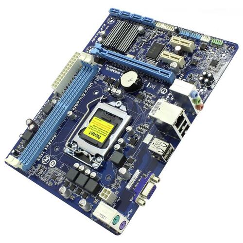 Материнская плата Socket LGA1155 GIGABYTE GA-H61M-S1 (rev. 2.2) 2LV DDR3/DDR3 MicroATX