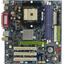 Материнская плата Socket754 GIGABYTE GA-K8VM800M 2DDR SDRAM MicroATX, вид сверху