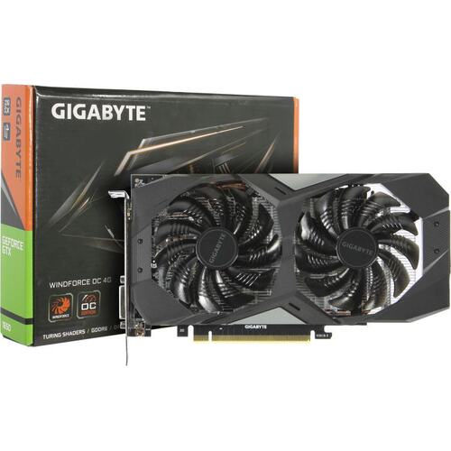 Игровая видеокарта GIGABYTE WINDFORCE GV-N1656WF2OC-4GD Rev3.0 GeForce<sup>®</sup> GTX 1650 OC 4 Гб GDDR6