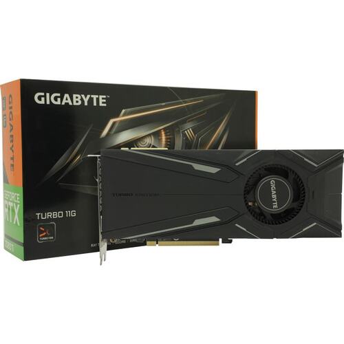 Игровая видеокарта GIGABYTE Turbo GV-N208TTURBO-11GC GeForce<sup>®</sup> RTX 2080 Ti 11 Гб GDDR6