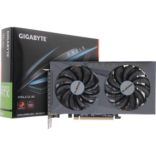 Игровая видеокарта GIGABYTE EAGLE GV-N3050EAGLE OC-8GD GeForce<sup>®</sup> RTX 3050 OC 8 Гб GDDR6
