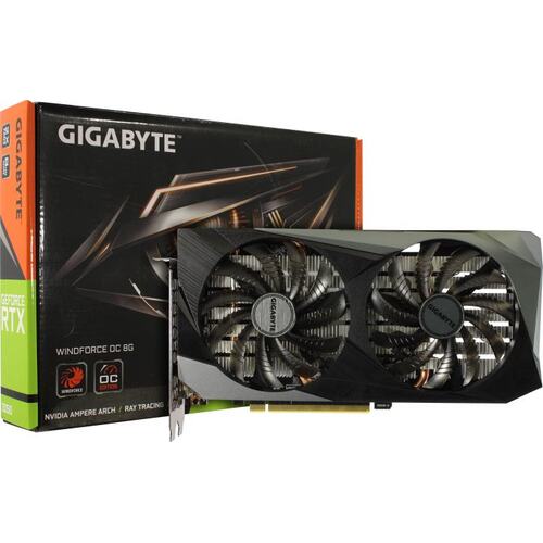 Игровая видеокарта GIGABYTE WindForce GV-N3050WF2OC-8GD GeForce<sup>®</sup> RTX 3050 8 Гб GDDR6