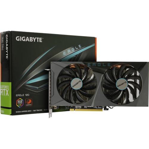 Игровая видеокарта GIGABYTE EAGLE GV-N3060EAGLE-12GD Rev2.0 GeForce<sup>®</sup> RTX 3060 12 Гб GDDR6