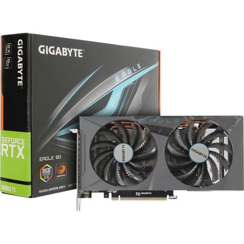 Игровая видеокарта GIGABYTE EAGLE GV-N306TEAGLE-8GD Rev2.0 GeForce<sup>®</sup> RTX 3060 Ti 8 Гб GDDR6