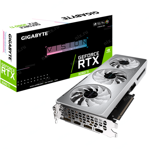 Игровая видеокарта GIGABYTE Vision GV-N306TVISION-8GD GeForce<sup>®</sup> RTX 3060 Ti 8 Гб GDDR6