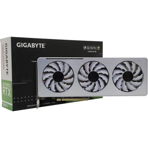 Игровая видеокарта GIGABYTE Vision GV-N306TVISION OC-8GD 2.0 GeForce<sup>®</sup> RTX 3060 Ti OC 8 Гб GDDR6