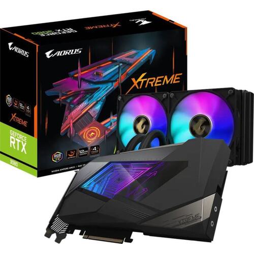 Игровая видеокарта GIGABYTE AORUS GV-N3080AORUSX W-12GD GeForce<sup>®</sup> RTX 3080 12 Гб GDDR6X