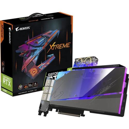 Игровая видеокарта GIGABYTE AORUS GV-N3080AORUSX WB-12GD GeForce<sup>®</sup> RTX 3080 12 Гб GDDR6X
