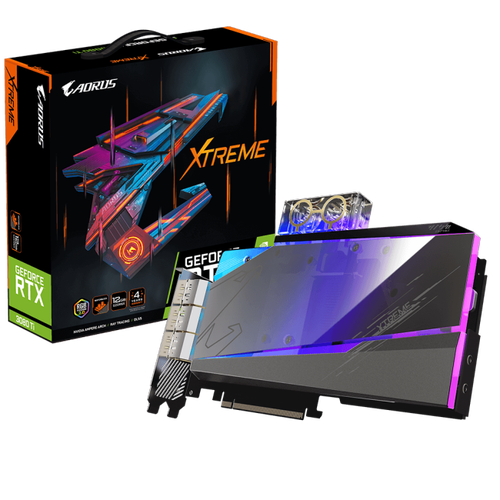 Игровая видеокарта GIGABYTE AORUS GV-N308TAORUSX WB-12GD GeForce<sup>®</sup> RTX 3080 Ti 12 Гб GDDR6X