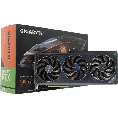 Игровая видеокарта GIGABYTE GAMING GV-N309TGAMING OC-24GD GeForce<sup>®</sup> RTX 3090 Ti 24 Гб GDDR6X