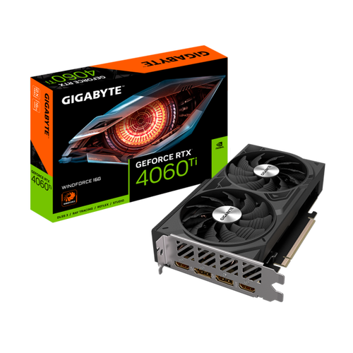 GIGABYTE Windforce GV-N406TWF2-16GD GeForce<sup>®</sup> RTX 4060 Ti 16 Гб GDDR6