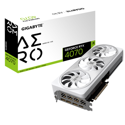 GIGABYTE Aero GV-N4070AERO OC-12GD GeForce<sup>®</sup> RTX 4070 12 Гб GDDR6X