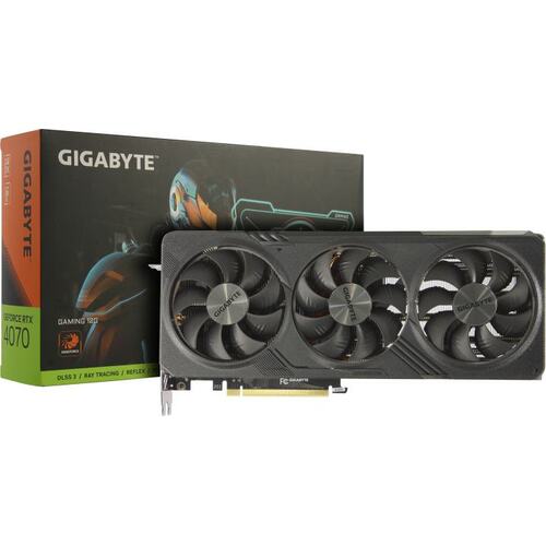 Игровая видеокарта GIGABYTE Gaming GV-N4070GAMING-12GD GeForce<sup>®</sup> RTX 4070 12 Гб GDDR6X