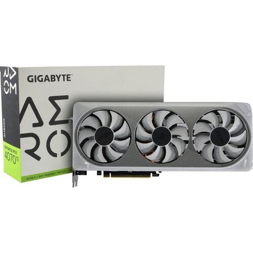 Игровая видеокарта GIGABYTE AERO GV-N407TAERO OCV2-12GD GeForce<sup>®</sup> RTX 4070 Ti 12 Гб GDDR6X