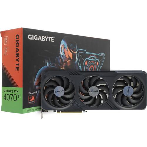 Игровая видеокарта GIGABYTE Gaming GV-N407TGAMING-12GD GeForce<sup>®</sup> RTX 4070 Ti 12 Гб GDDR6X