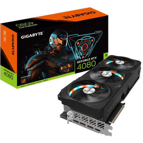 Игровая видеокарта GIGABYTE Gaming GV-N4080GAMING-16GD GeForce<sup>®</sup> RTX 4080 16 Гб GDDR6X