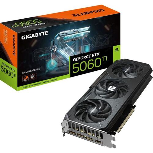 GIGABYTE Gaming GV-N506TGAMING OC-16GD 1.0 GeForce<sup>®</sup> RTX 5060 Ti 16 Гб GDDR7