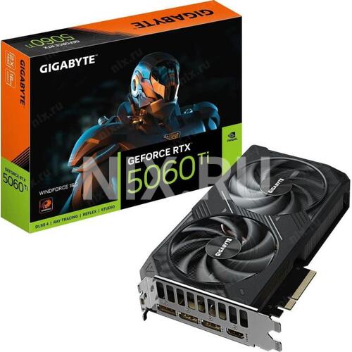 GIGABYTE Windforce GV-N506TWF2-16GD 1.0 GeForce<sup>®</sup> RTX 5060 Ti 16 Гб GDDR7
