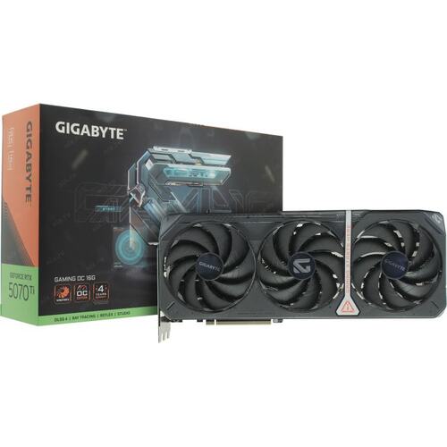 Игровая видеокарта GIGABYTE Gaming GV-N507TGAMING OC-16GD 1.0 GeForce<sup>®</sup> RTX 5070 Ti OC 16 Гб GDDR7
