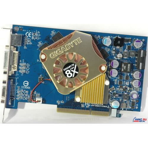 Видеокарта GIGABYTE GV-N66T128D GeForce<sup>®</sup> 6600 GT GDDR3 (OEM)