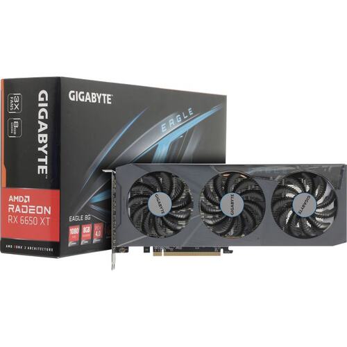 Игровая видеокарта GIGABYTE EAGLE GV-R665XTEAGLE-8GD RADEON RX 6650 XT 8 Гб GDDR6