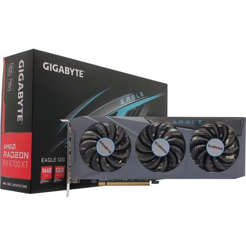 Игровая видеокарта GIGABYTE EAGLE GV-R67XTEAGLE-12GD RADEON RX 6700 XT 12 Гб GDDR6