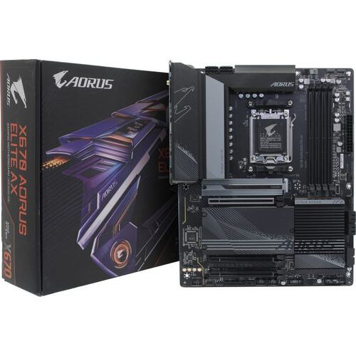 Материнская плата Socket AM5 GIGABYTE X670 AORUS ELITE AX (rev. 1.x) 4DDR5 ATX