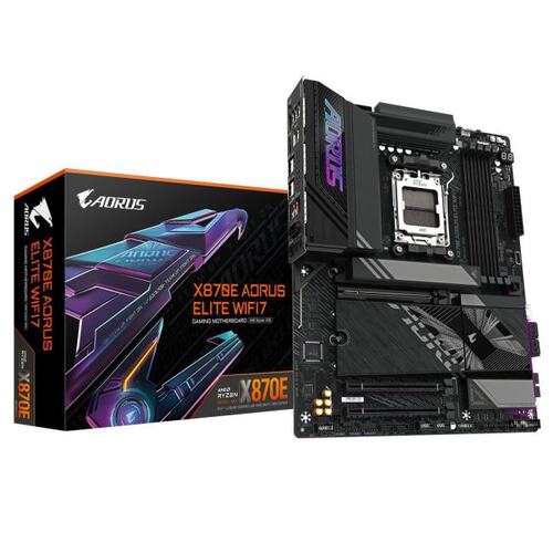 Материнская плата Socket AM5 GIGABYTE X870E A ELITE WIFI7 4DDR5 ATX