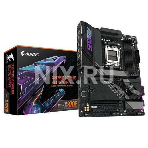 Материнская плата Socket AM5 GIGABYTE X870E AORUS ELITE WIFI7 4DDR5 ATX