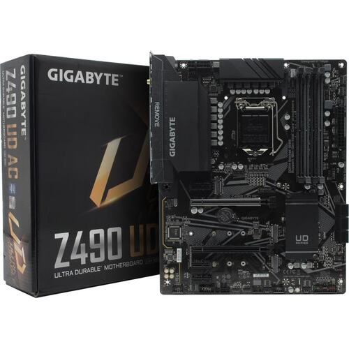 Материнская плата Socket LGA1200 GIGABYTE Z490 UD AC 4DDR4 ATX